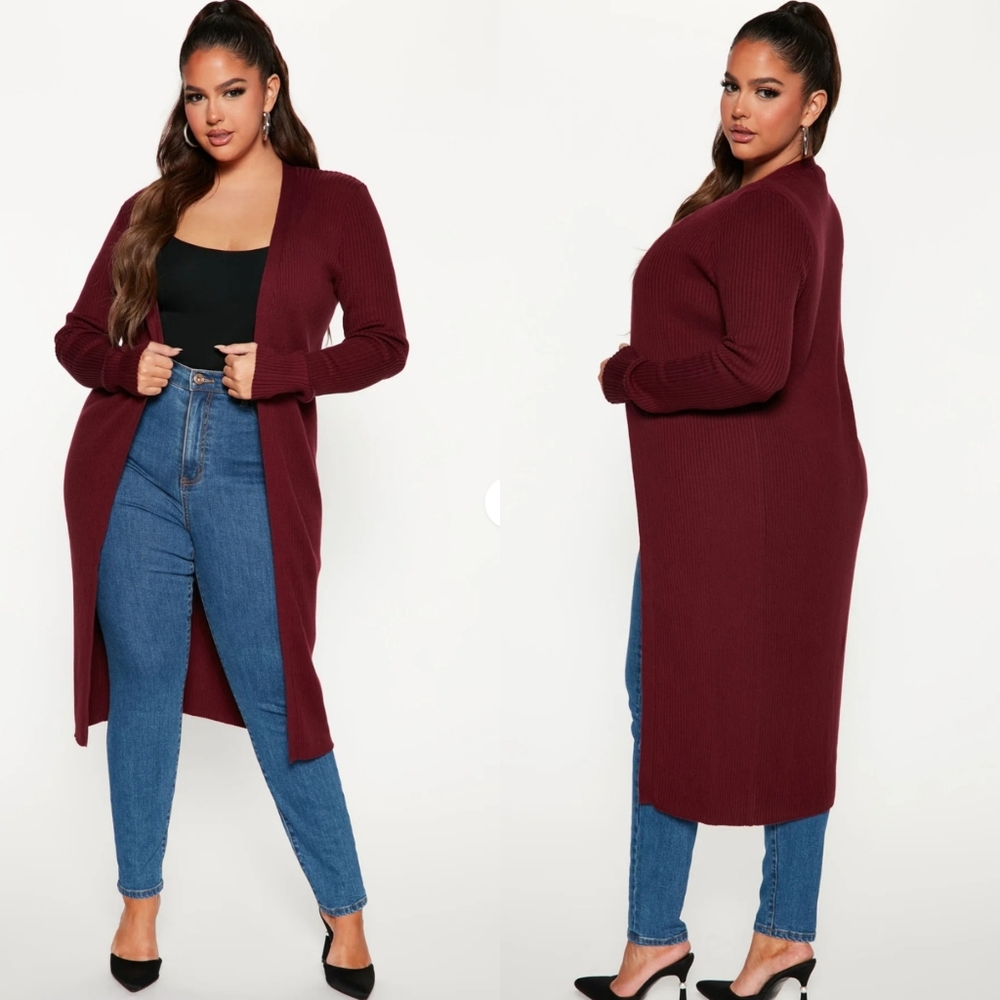 Fashion Nova Ribbed Cardigan
